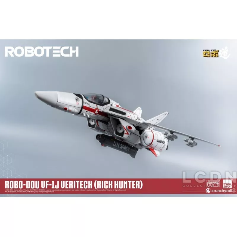 Robotech ROBO-DOU VF-1J Veritech (Rick Hunter) Threezero Action Figurine 20 cm