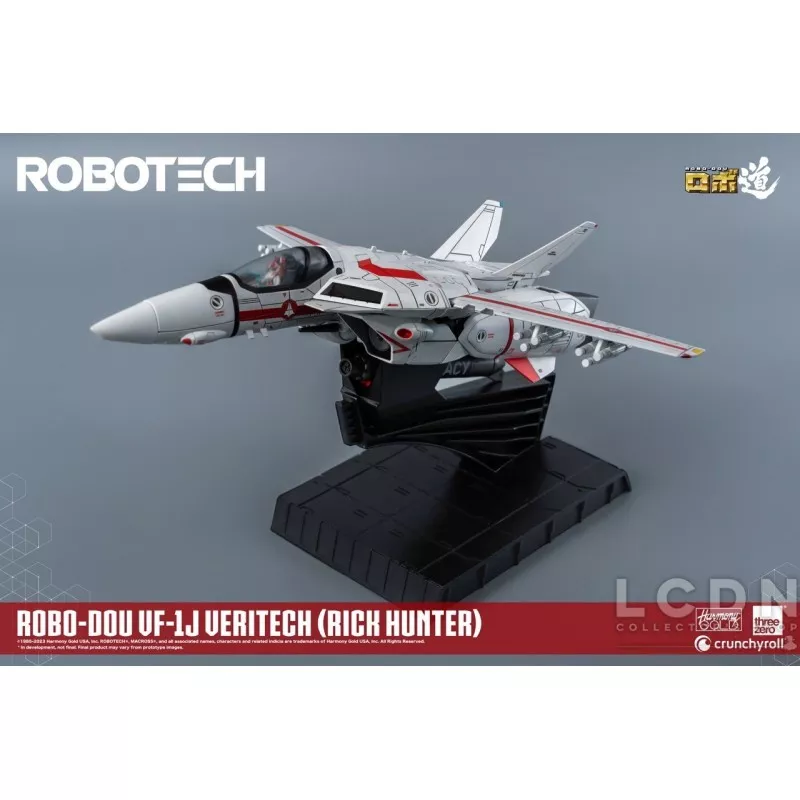 Robotech ROBO-DOU VF-1J Veritech (Rick Hunter) Threezero Action Figurine 20 cm