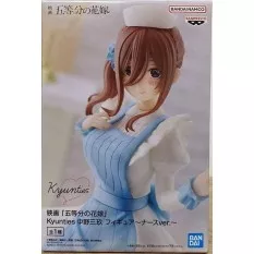 The Quintessential Quintuplets Movie Figure Kyunties Miku Nakano Nurse 18cm