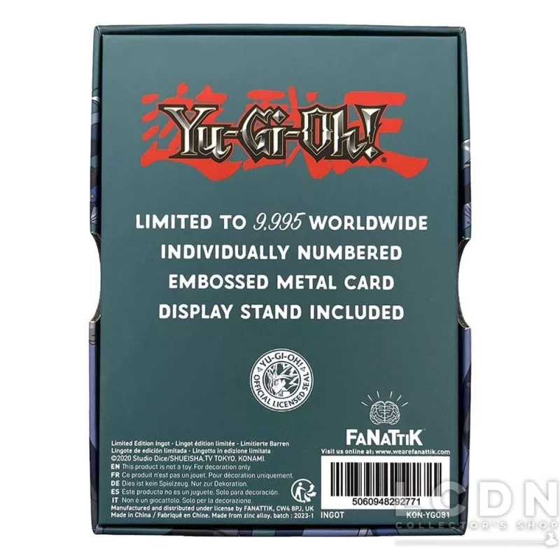Yu-Gi-Oh! Collection Ingot Card Silent Swordsman 8cm