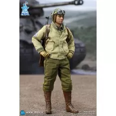 Palm Hero Series WWII US 2nd Armored Division "Hell On Wheels" Action Figure 1/12 SSGT Donald DID XA80019