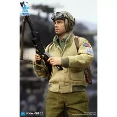 Palm Hero Series WWII US 2nd Armored Division "Hell On Wheels" Action Figure 1/12 SSGT Donald DID XA80019