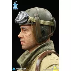 Palm Hero Series WWII US 2nd Armored Division "Hell On Wheels" Action Figure 1/12 SSGT Donald DID XA80019