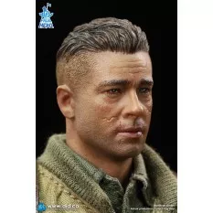 Palm Hero Series WWII US 2nd Armored Division "Hell On Wheels" Action Figure 1/12 SSGT Donald DID XA80019