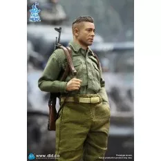 Palm Hero Series WWII US 2nd Armored Division "Hell On Wheels" Action Figure 1/12 SSGT Donald DID XA80019