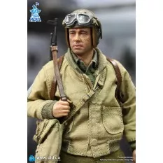 Palm Hero Series WWII US 2nd Armored Division "Hell On Wheels" Action Figure 1/12 SSGT Donald DID XA80019