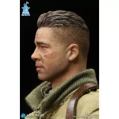 Palm Hero Series WWII US 2nd Armored Division "Hell On Wheels" Action Figure 1/12 SSGT Donald DID XA80019