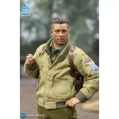 Palm Hero Series WWII US 2nd Armored Division "Hell On Wheels" Action Figure 1/12 SSGT Donald DID XA80019