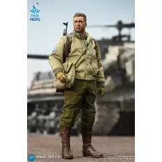Palm Hero Series WWII US 2nd Armored Division "Hell On Wheels" Action Figure 1/12 SSGT Donald DID XA80019