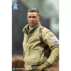 Palm Hero Series WWII US 2nd Armored Division "Hell On Wheels" Action Figure 1/12 SSGT Donald DID XA80019
