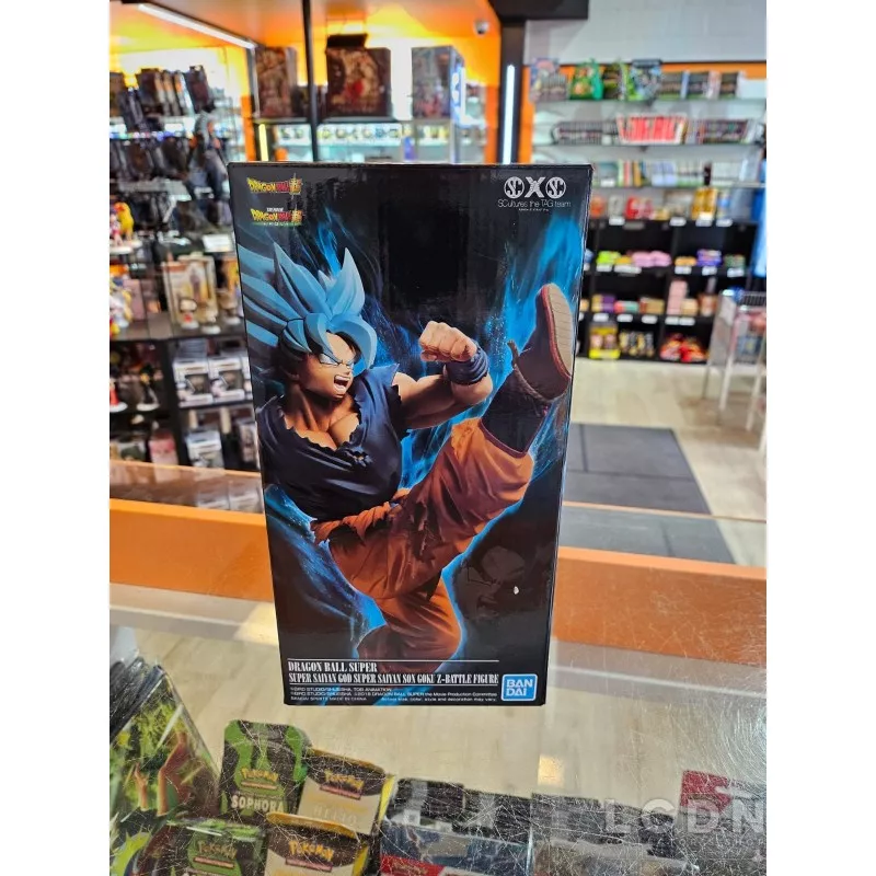 Dragon Ball Super Z-Battle PVC Statue Super Saiyan God Super Saiyan Son Goku 16 cm (Displayed Model)