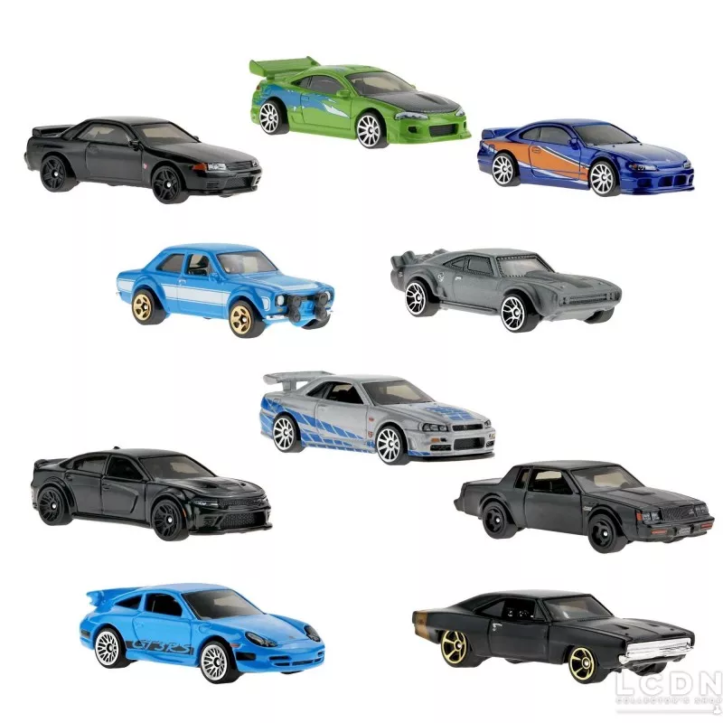 Coffret De 10 Voitures Hot Wheels Mattel