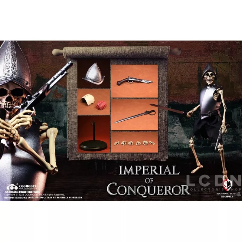 Nightmare Series Imperial Conquerer Conqueror Diecast Alloy Collectible Action Figure 1/6 Coomodel NS012
