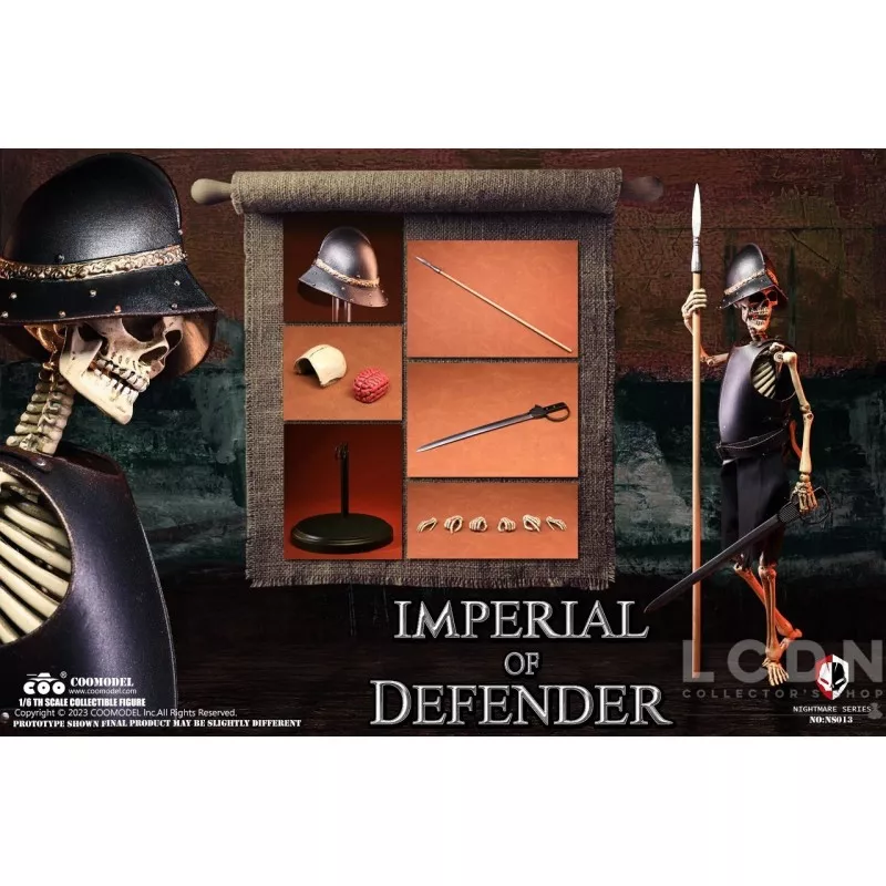 Nightmare Series Imperial Defender Diecast Alloy Collectible Action Figurine 1/6 Coomodel NS013