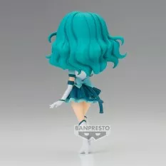 Pretty Guardian Sailor Moon Cosmos Figurine Q Posket Eternal Sailor Neptune ver.A 14cm