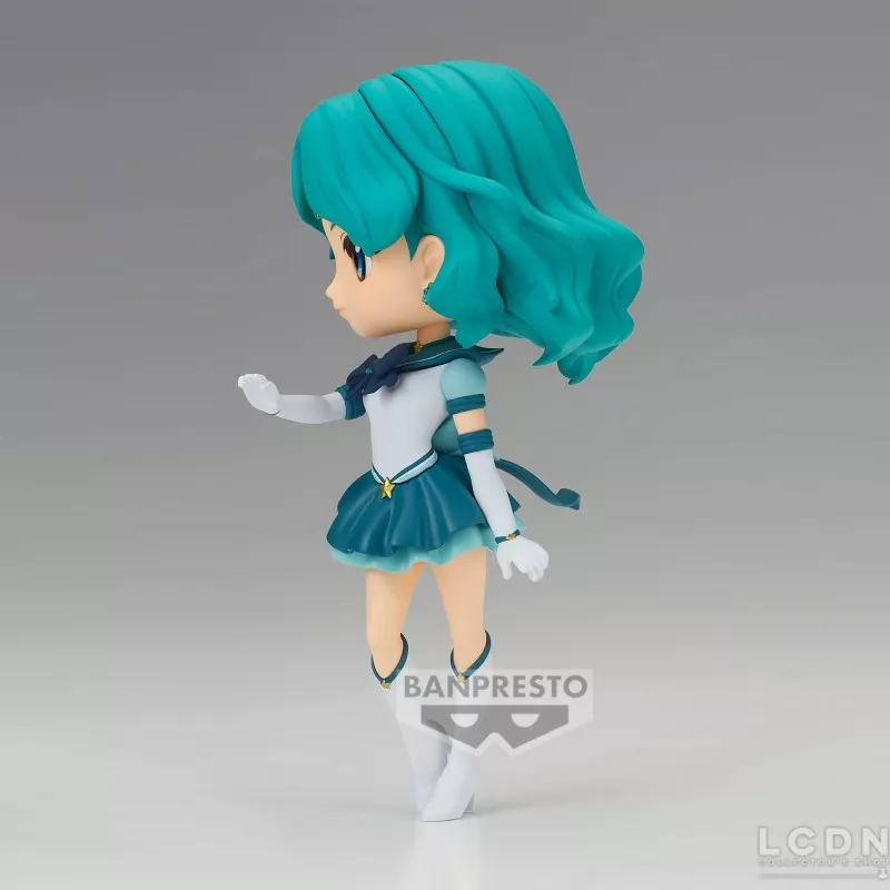 Pretty Guardian Sailor Moon Cosmos Figurine Q Posket Eternal Sailor Neptune ver.A 14cm