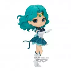 Pretty Guardian Sailor Moon Cosmos Figurine Q Posket Eternal Sailor Neptune ver.A 14cm