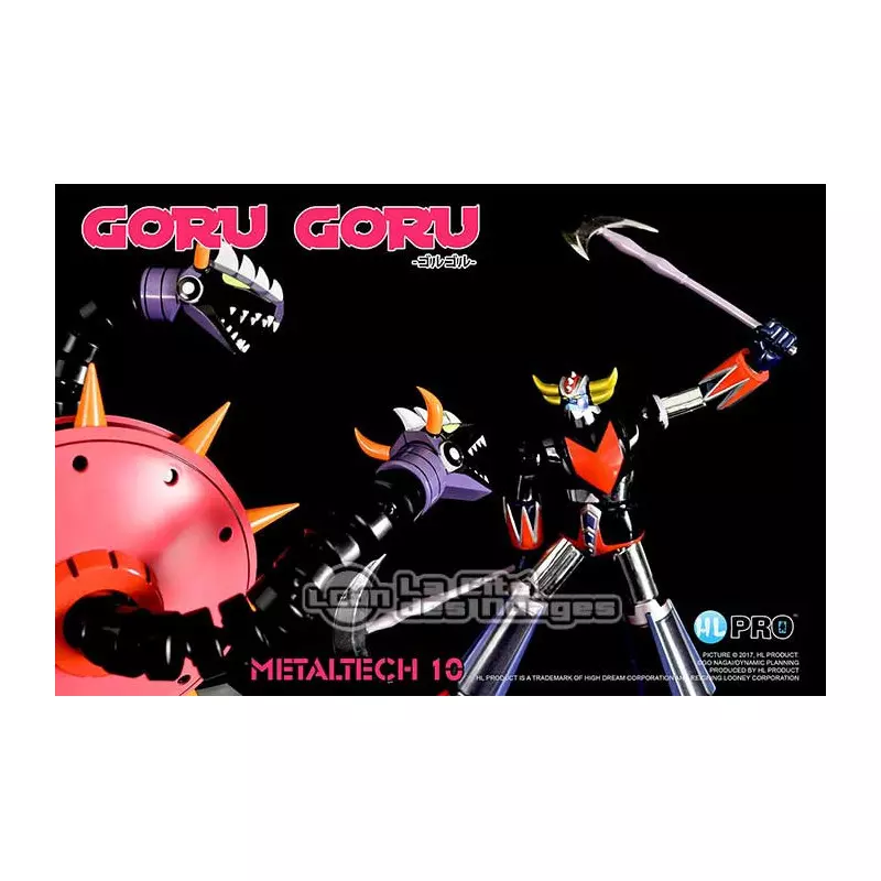 Goldorak Grendizer Metaltech 10 Goru Goru Action Figurine Métal 16cm