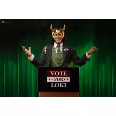 Hot Toys TMS066 Loki Collectible Action Figurine 1/6 President Loki 31cm