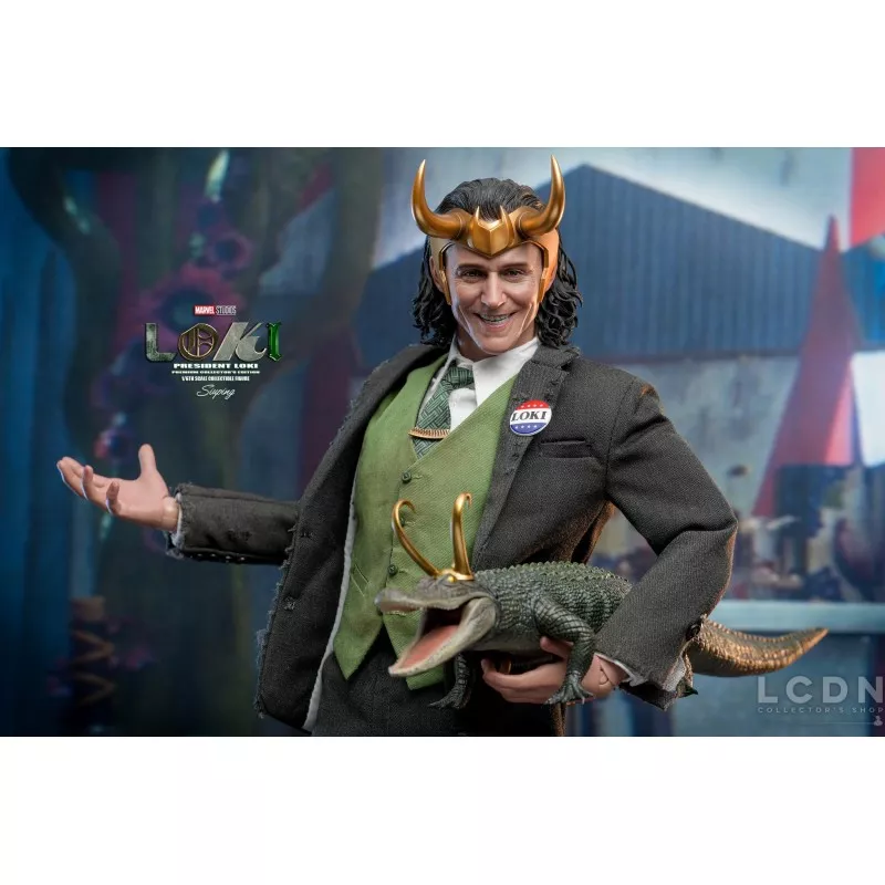Hot Toys TMS066 Loki Collectible Action Figurine 1/6 President Loki 31cm
