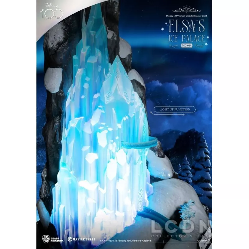 Disney: 100th Anniversary Statue Master Craft Elsa&#039;s Ice Palace 46cm