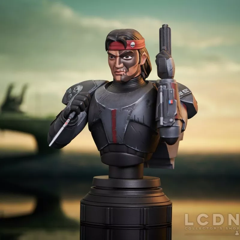 Diamond Select Busto Cad Bane 1/6 – Star Wars Clone Wars, Edición Limitada De 3000 Unidades Con Certificado Personaje Vaquero Star Wars Diamond Select Busto Cad Bane 1/6 – Star Wars Clone Wars, Edición Limitada De 3000 Unidades Con Certificado Personaje Vaquero Star Wars