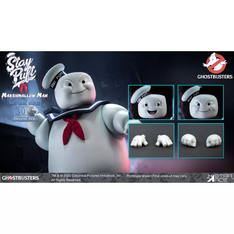 SOS Fantômes (Ghostbusters) Figurine Stay Puft Marshmallow Man Bibendum Chamallow Deluxe 30cm