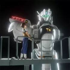 Mobile Police Patlabor Maquette PLAMAX MF-75 minimum factory Machine Bust Collection Noa Izumi with Alphonse 21cm