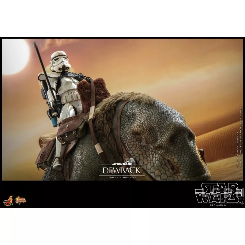 Hot Toys MMS719 Star Wars: Episode IV Un Nouvel Espoir Collectible Figurine 1/6 Dewback 80cm