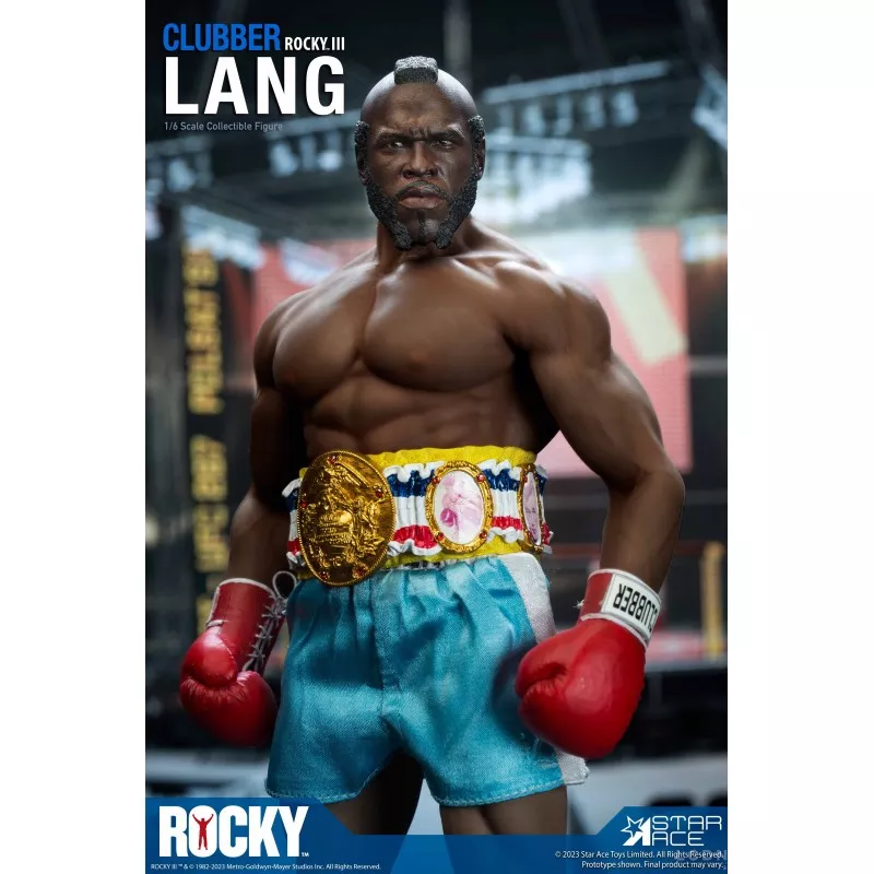 Rocky III Collectible Action Figure 1/6 Clubber Lang Normal Version 30cm