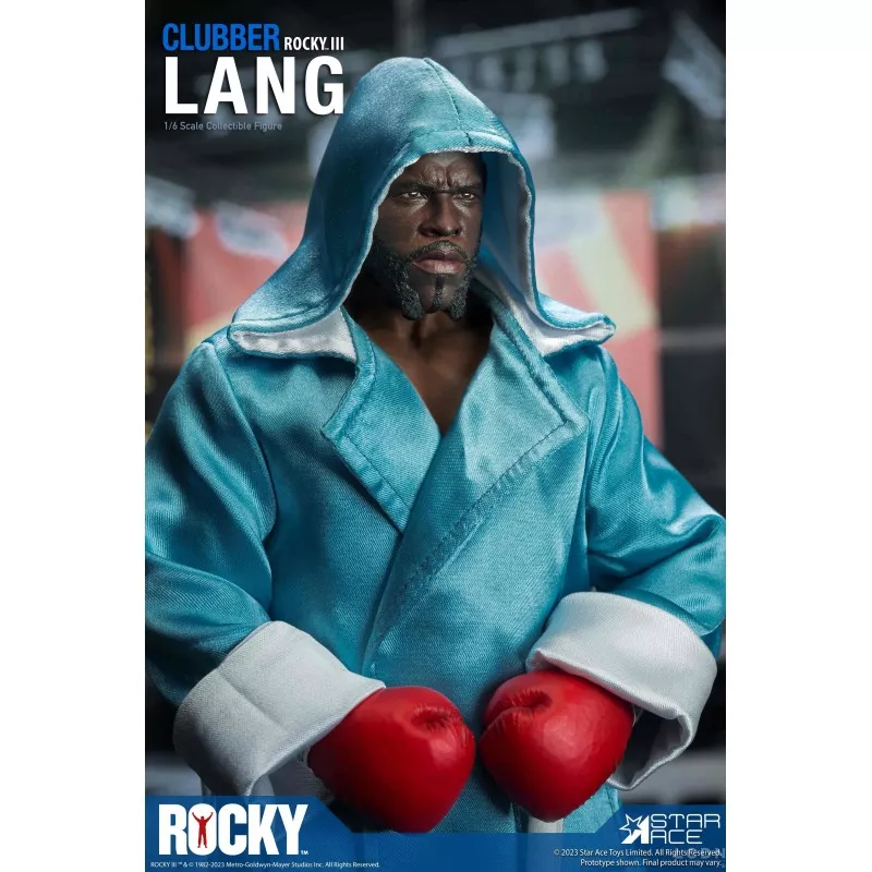 Rocky III Collectible Action Figure 1/6 Clubber Lang Normal Version 30cm