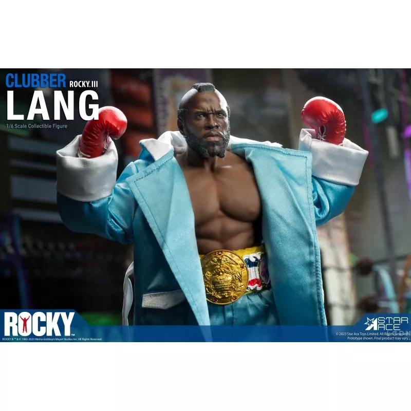 Rocky III Collectible Action Figure 1/6 Clubber Lang Normal Version 30cm