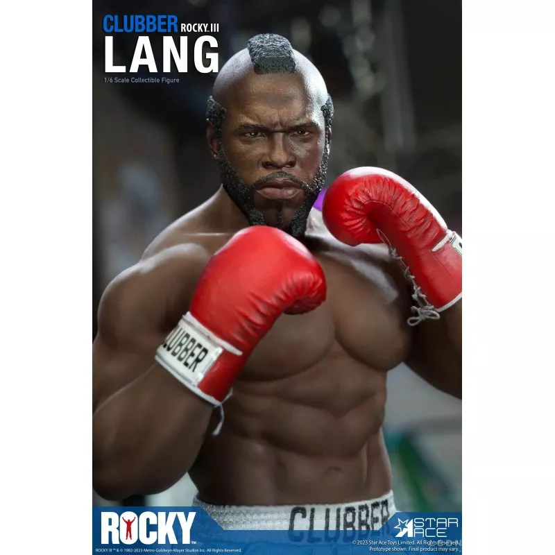 Rocky III Collectible Action Figure 1/6 Clubber Lang Normal Version 30cm