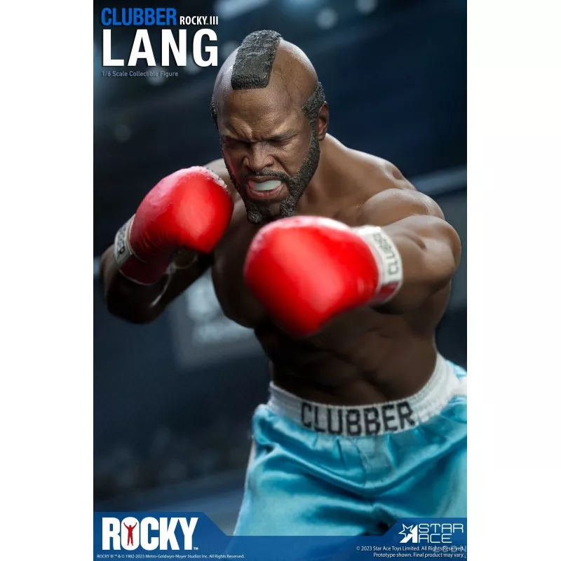 Rocky III Collectible Action Figure 1/6 Clubber Lang Normal Version 30cm