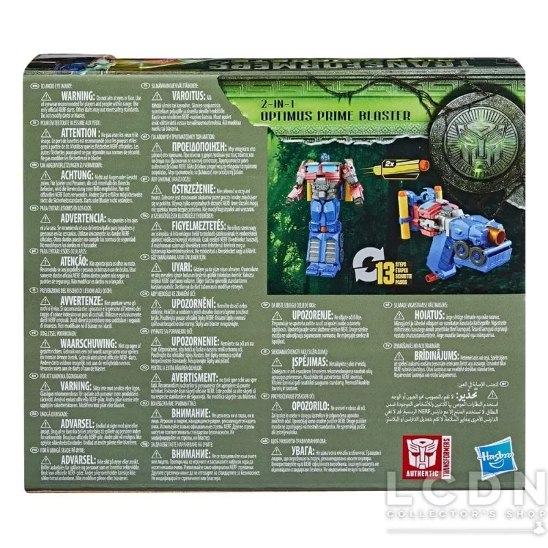Transformers: Rise of the Beasts NERF 2-in-1 blaster / Figure Optimus Prime 25cm