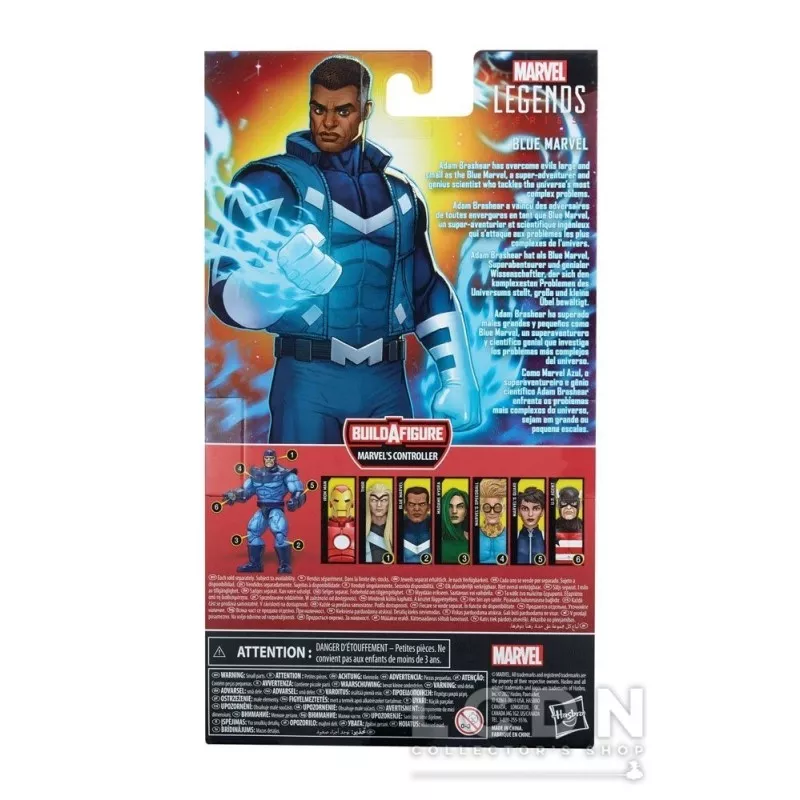 Marvel Legends Series Action Figure 2022 Marvel&#039;s Controller BAF 2: Blue Marvel 15cm (Damaged box)