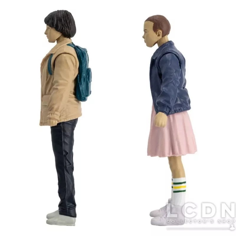 Stranger Things Action Figures &amp; Comic Book Eleven and Mike Wheeler 8cm