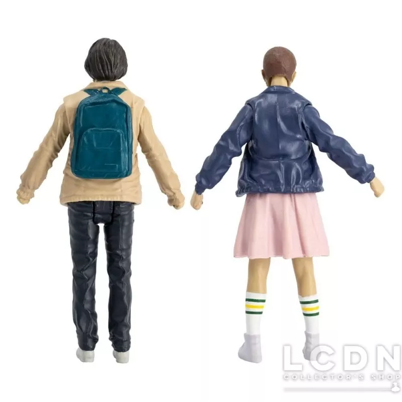 Stranger Things Action Figures &amp; Comic Book Eleven and Mike Wheeler 8cm