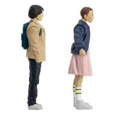 Stranger Things Action Figures & Comic Book Eleven and Mike Wheeler 8cm