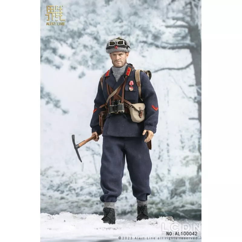 WWII Soviet Mountain Infantry Officer Collectible Action Figurine 1/6 Alert Line AL100042