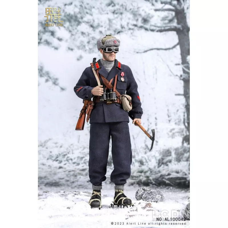 WWII Soviet Mountain Infantry Officer Collectible Action Figurine 1/6 Alert Line AL100042