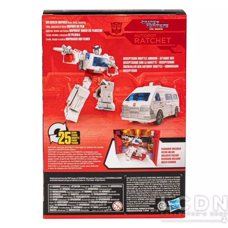The Transformers: The Movie Generations Studio Series Voyager Class Action Figure 86-23 Autobot Ratchet 16cm