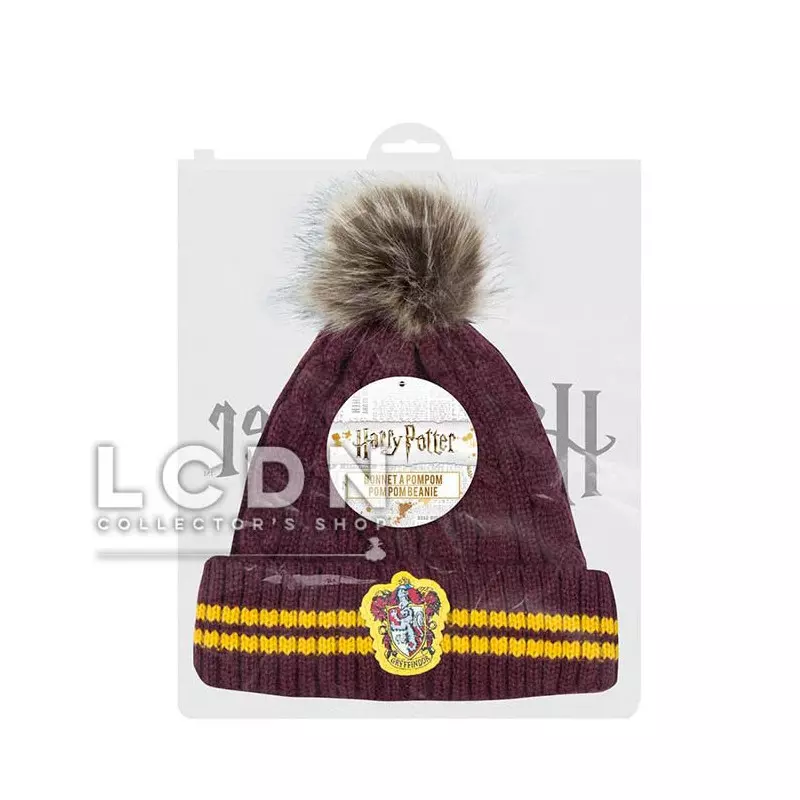 Set Hiver Harry Potter - Echarpe et Bonnet à Pompon sur Logeekdesign