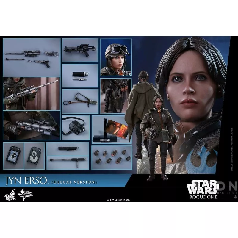 ホットトイズ Jyn Erso Deluxe version JYN ERSO (DELUXE VERSION) MMS405 1/6 Scale Figure - ROGUE