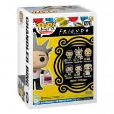 Friends POP! Télévision Chandler Bing with Pizza Figurine 10cm N°1276