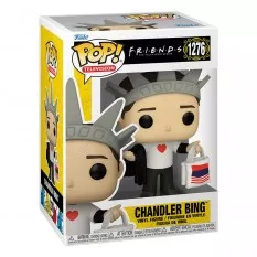 Friends POP! Télévision Chandler Bing with Pizza Figurine 10cm N°1276