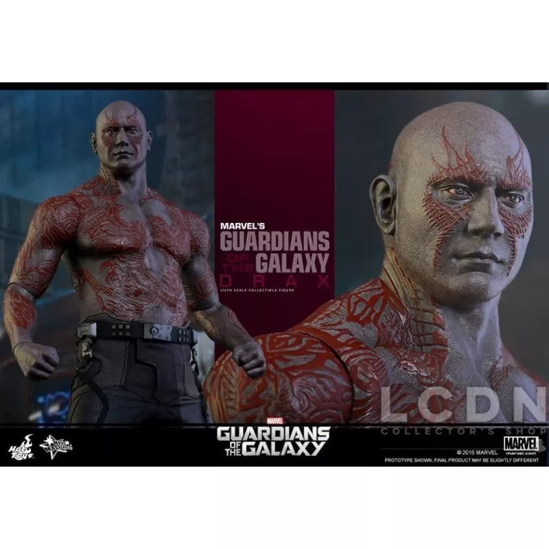 Hot Toys MMS355 Les gardiens de la Galaxie Drax le Destructeur ( Dave Bautista ) 1/6 Collectible Figurine 32cm (boite scellée)