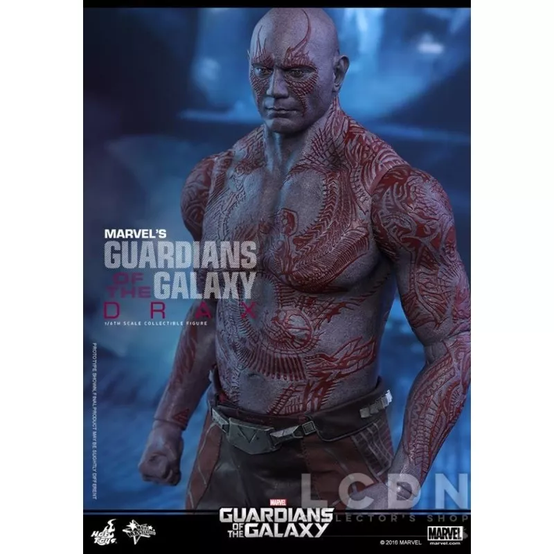 Hot Toys MMS355 Les gardiens de la Galaxie Drax le Destructeur ( Dave Bautista ) 1/6 Collectible Figurine 32cm (boite scellée)