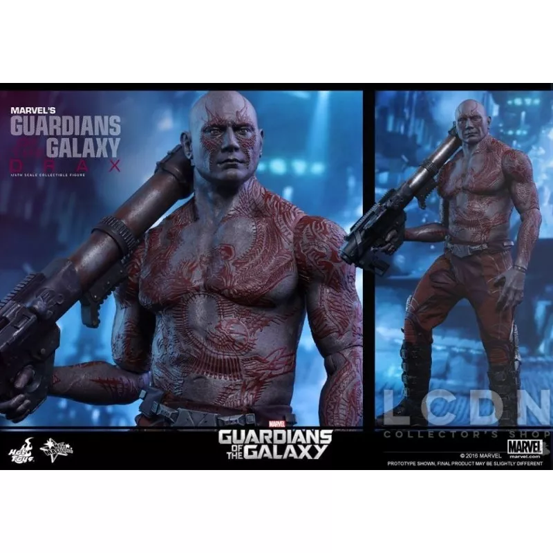 Hot Toys MMS355 Les gardiens de la Galaxie Drax le Destructeur ( Dave Bautista ) 1/6 Collectible Figurine 32cm (boite scellée)
