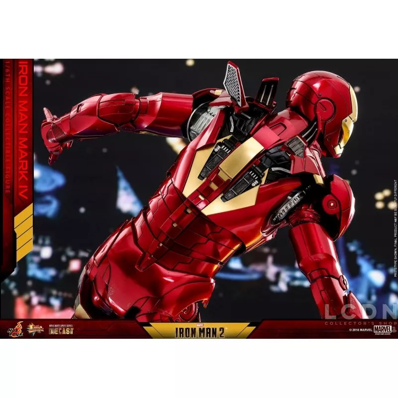 Hot Toys MMS461D21 Diecast Iron Man 2 Mark IV Robert Downey Jr. 1/6th Collectible Figure 32cm (New)